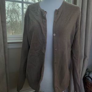 Tan Cardigan.